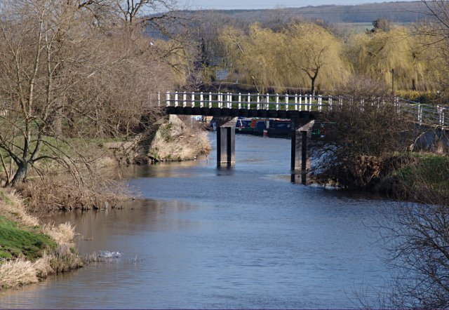 Footbridge over the River Soar - geograph.org.uk - 715777