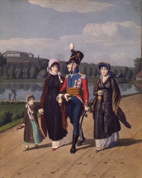 File:Frederik VI under en vandringstur i Frederiksberg Have.jpg