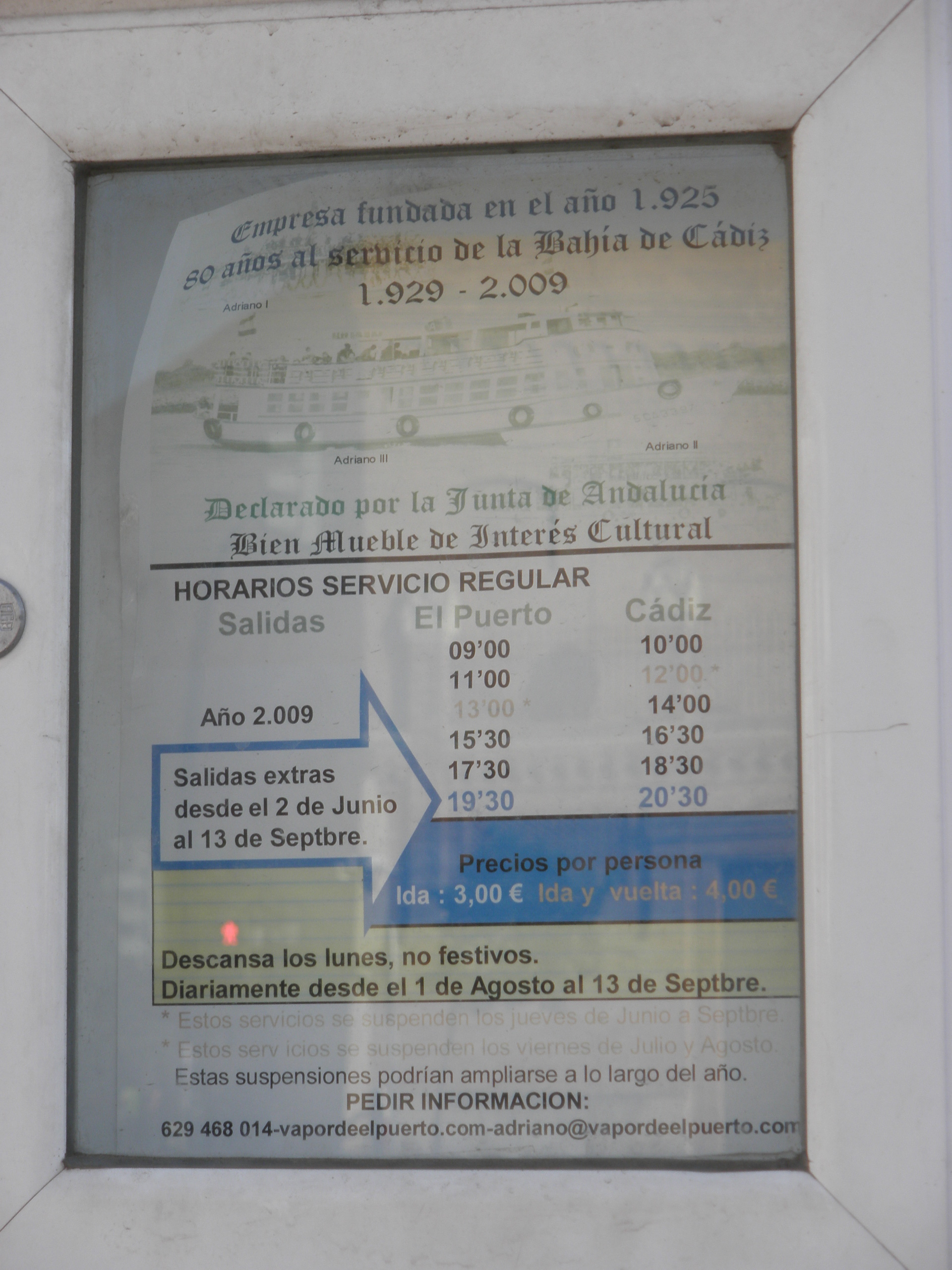 Archivo:Horario de El Vaporcito de El Puerto.jpg - Wikipedia, la  enciclopedia libre