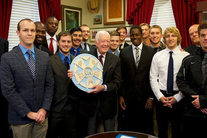 File:Jimmy Carter Honorary Induction Into Phi Alpha Literary Society 2014.jpg