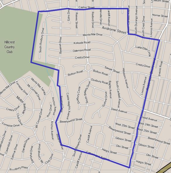 File:Map of Beverlywood neighborhood, Los Angeles, California.jpg