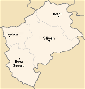 The municipalities of Sliven Province