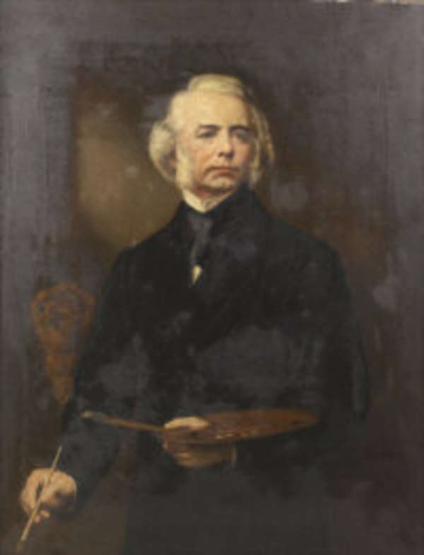 Stephen Catterson Smith the Elder, portrayed by his son Stephen Catterson Smith the Younger.