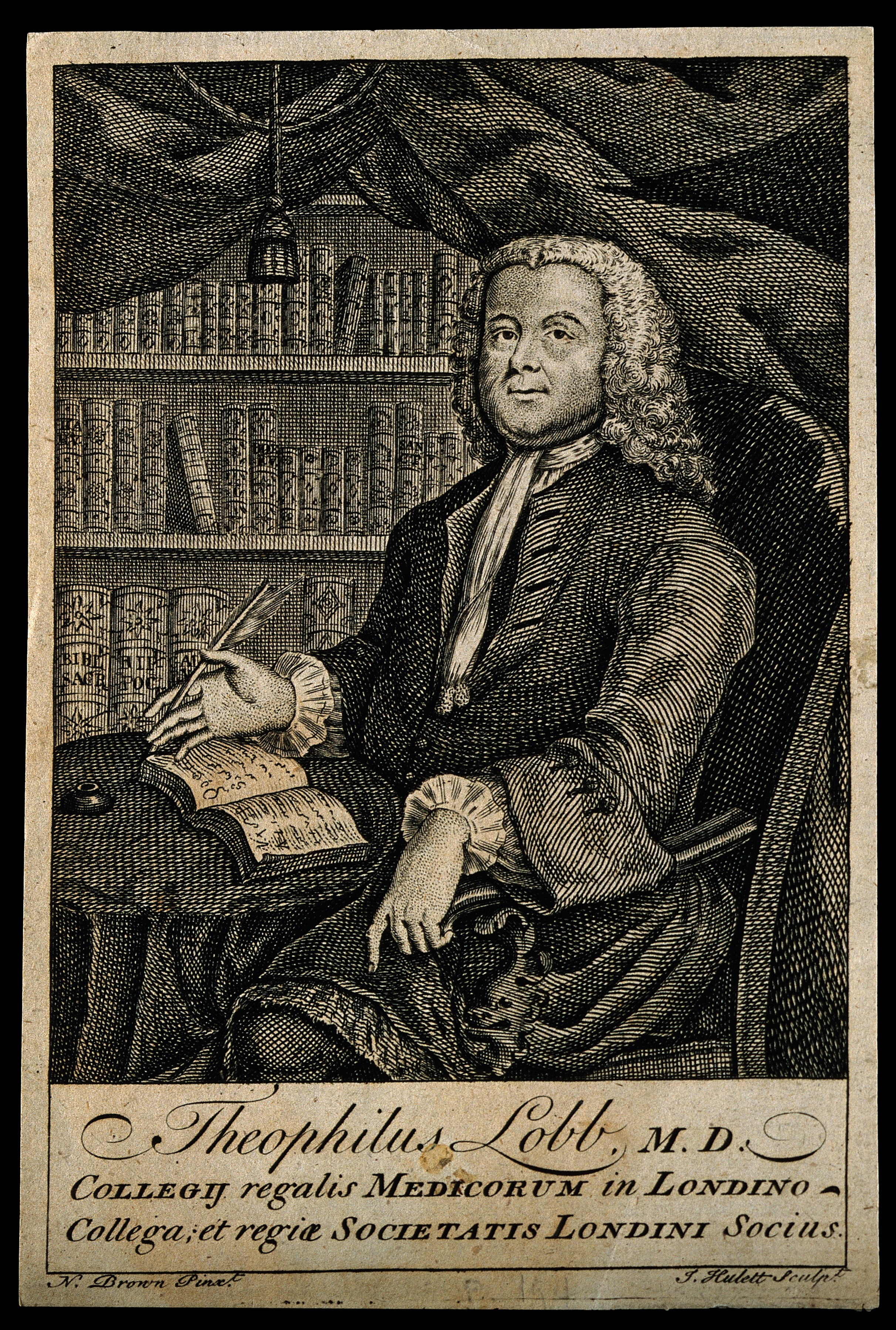 Theophilus Lobb, 1767 engraving