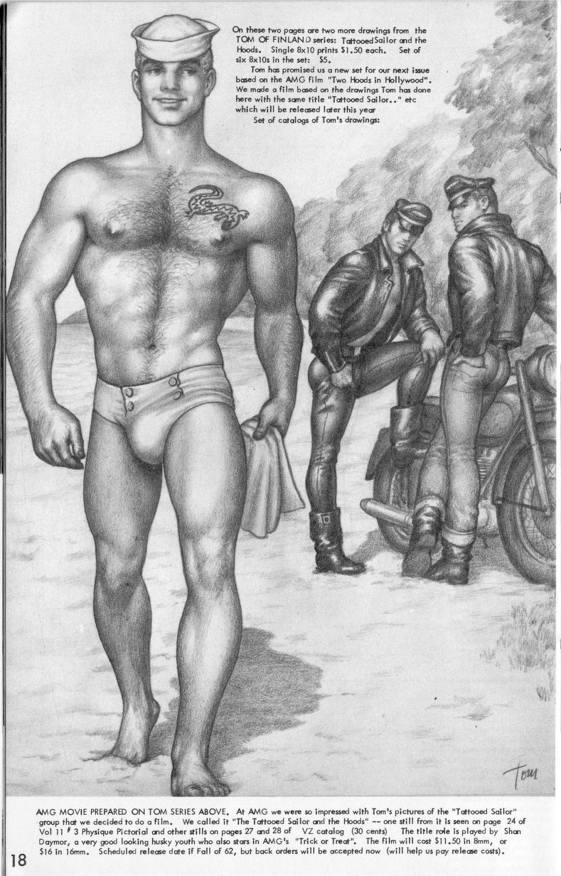 File:Tom of Finland - Tattooed Sailor and the Hoods 1.jpg - Wikipedia.