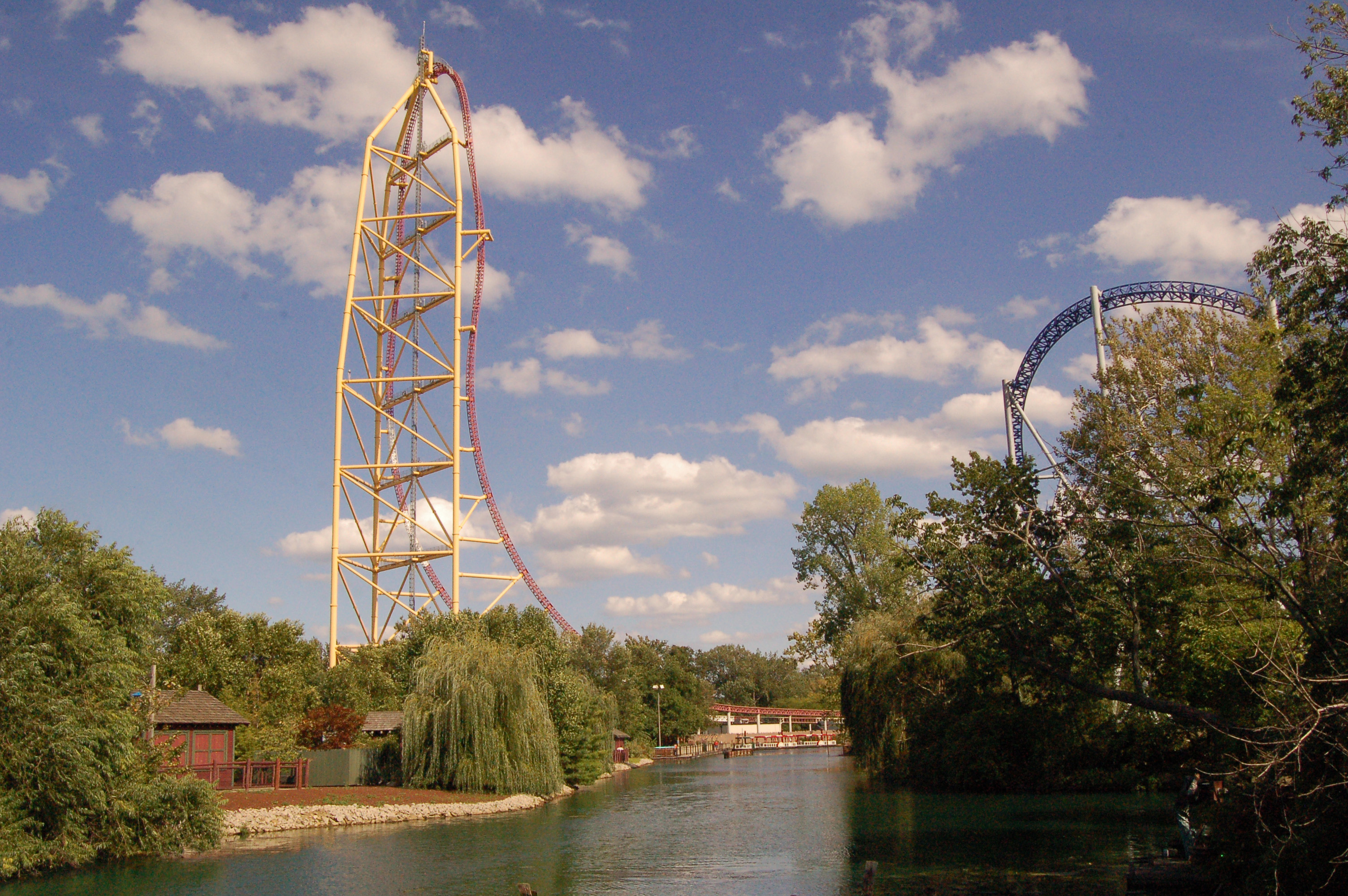 Top thrill dragster pov