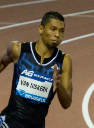 Wayde van Niekerk lors du mémorial Van Damme de Bruxelles en 2015.