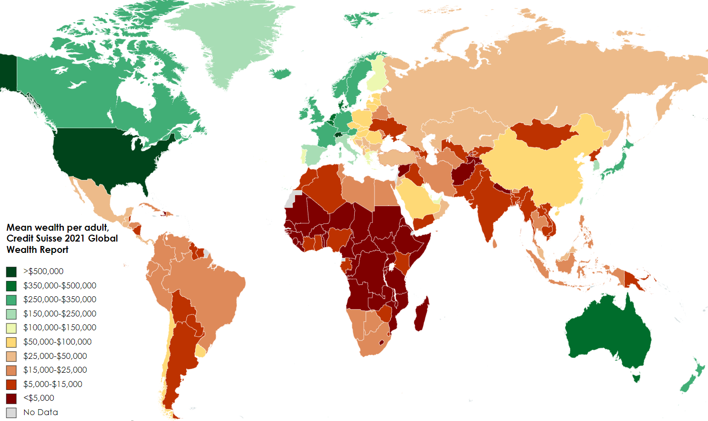 Ranked: The Top 20 Countries for Ultra High Net Worth Individuals