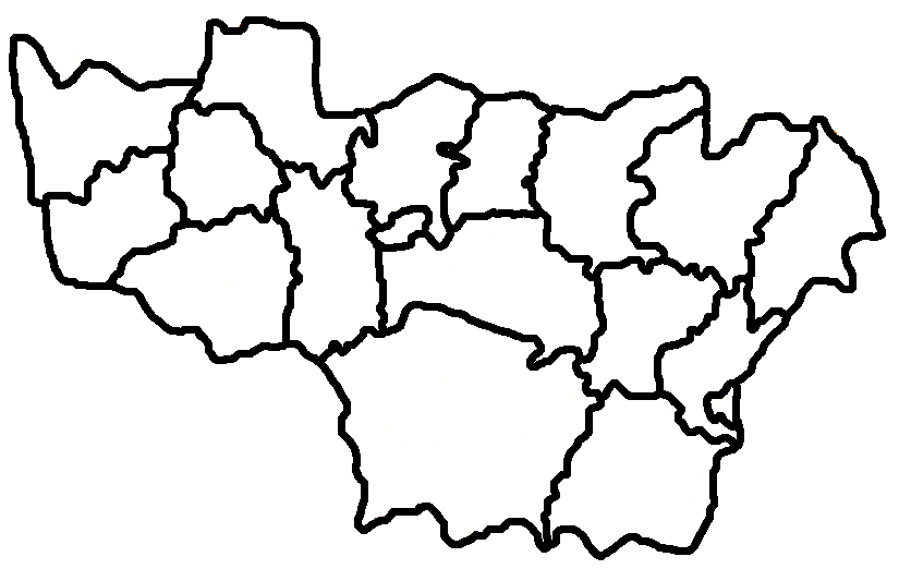 Административная карта владимирской области