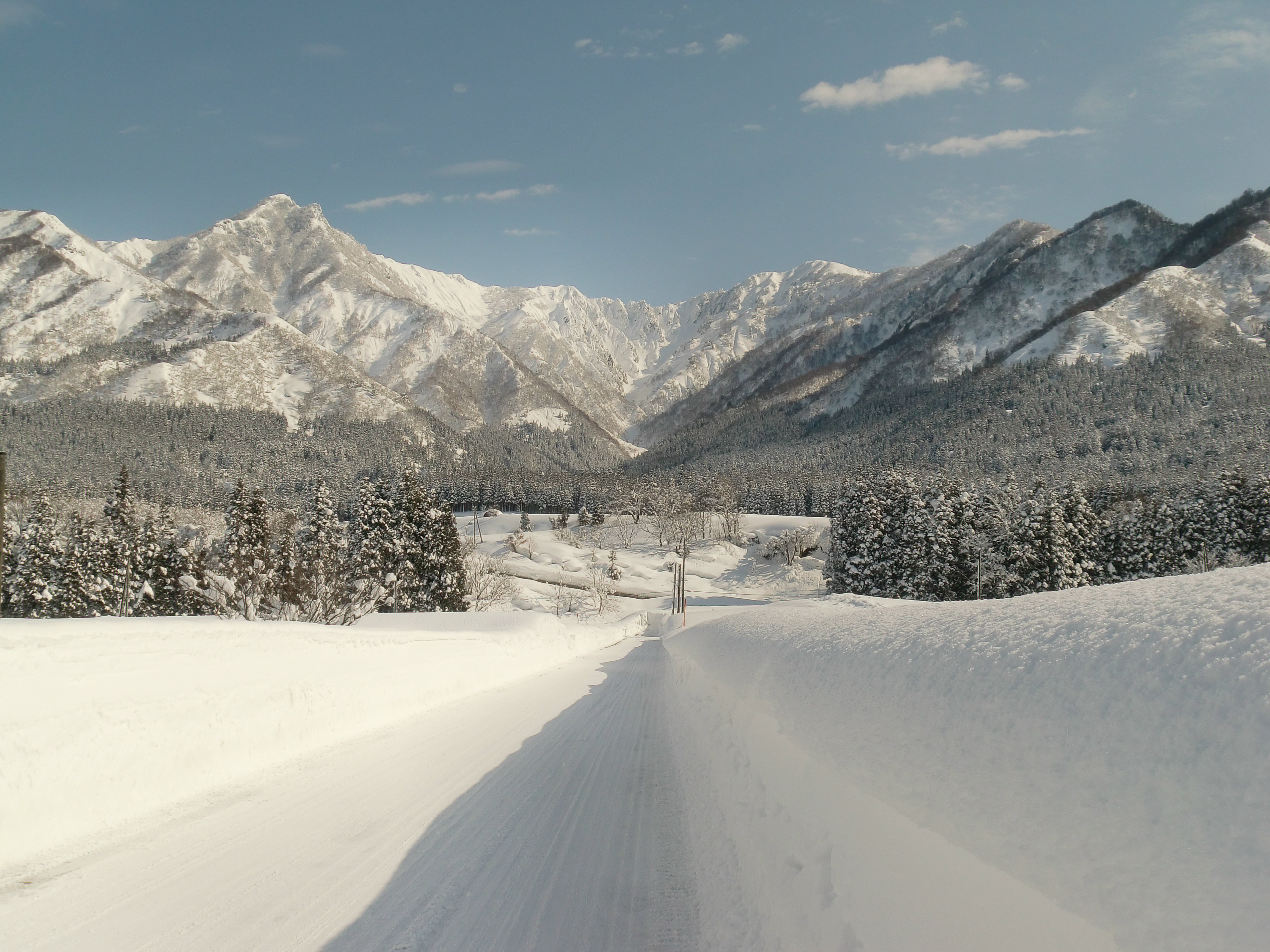 File 金城山 快晴の雪景色 Jpg Wikimedia Commons