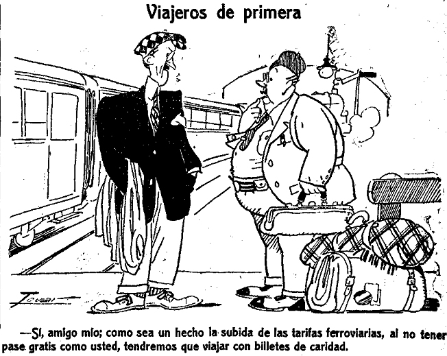 Viajeros de primera, 8 de julio de 1920.