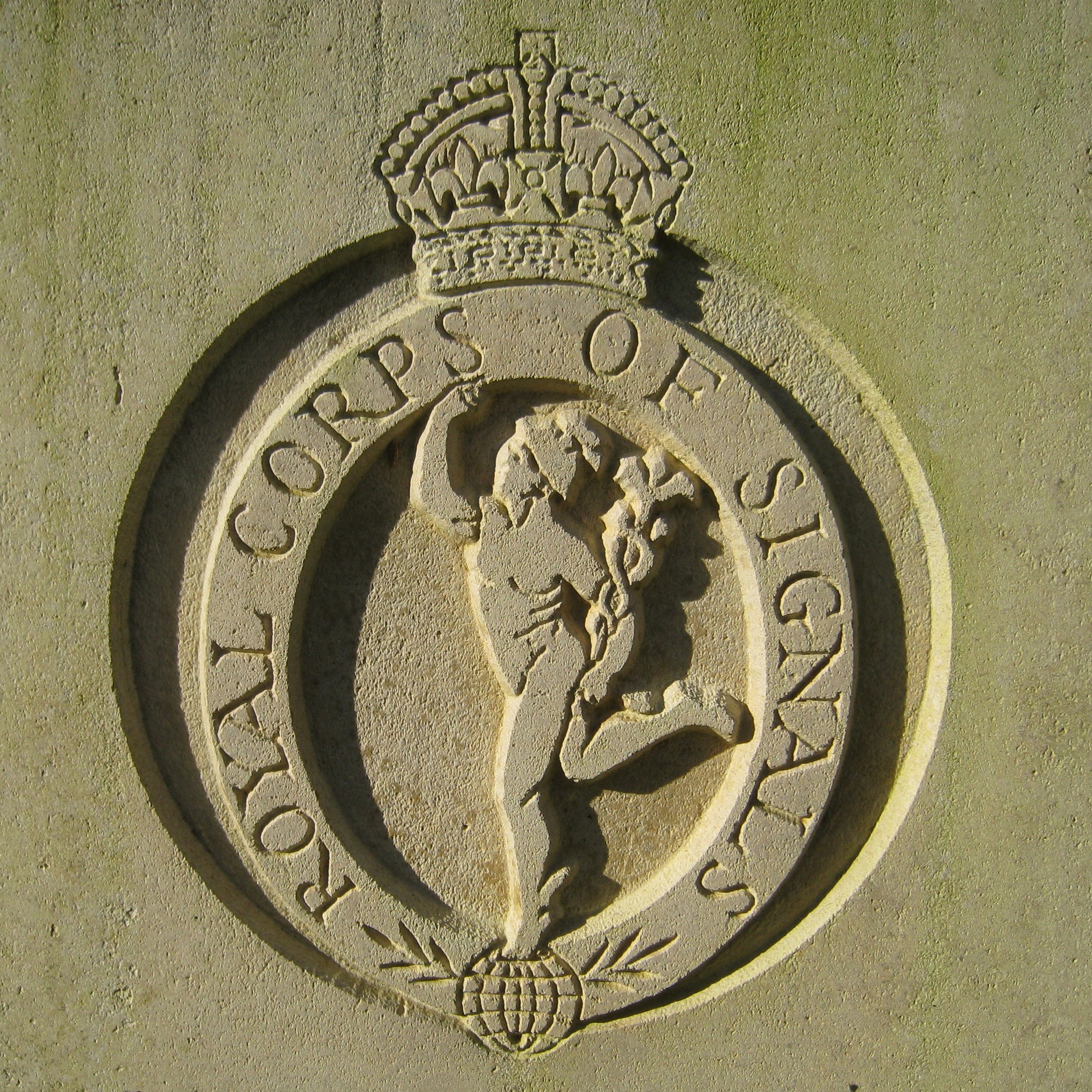 WW2 British Royal Corps Of Signals Collar Badge Insignia Signal | eBay