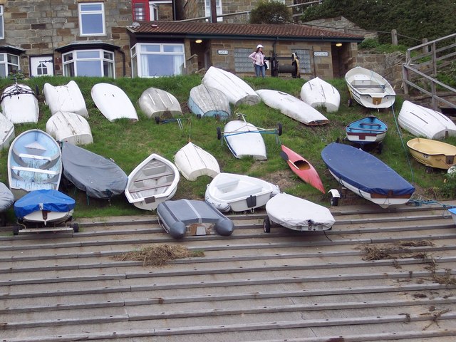 File:Boats at Runswick Bay - geograph.org.uk - 521530.jpg