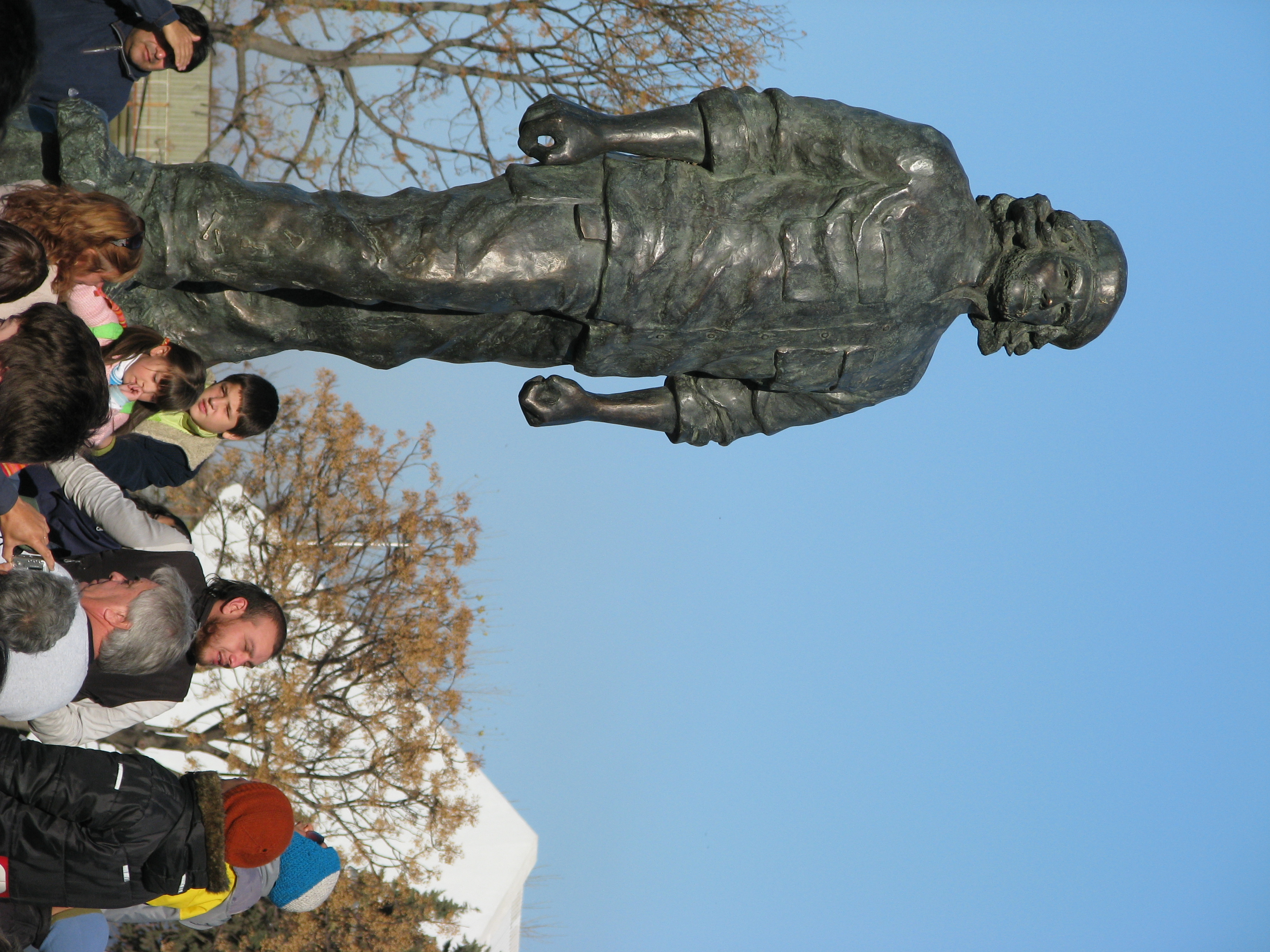 Estatua de Ernesto Che Guevara en Rosario.