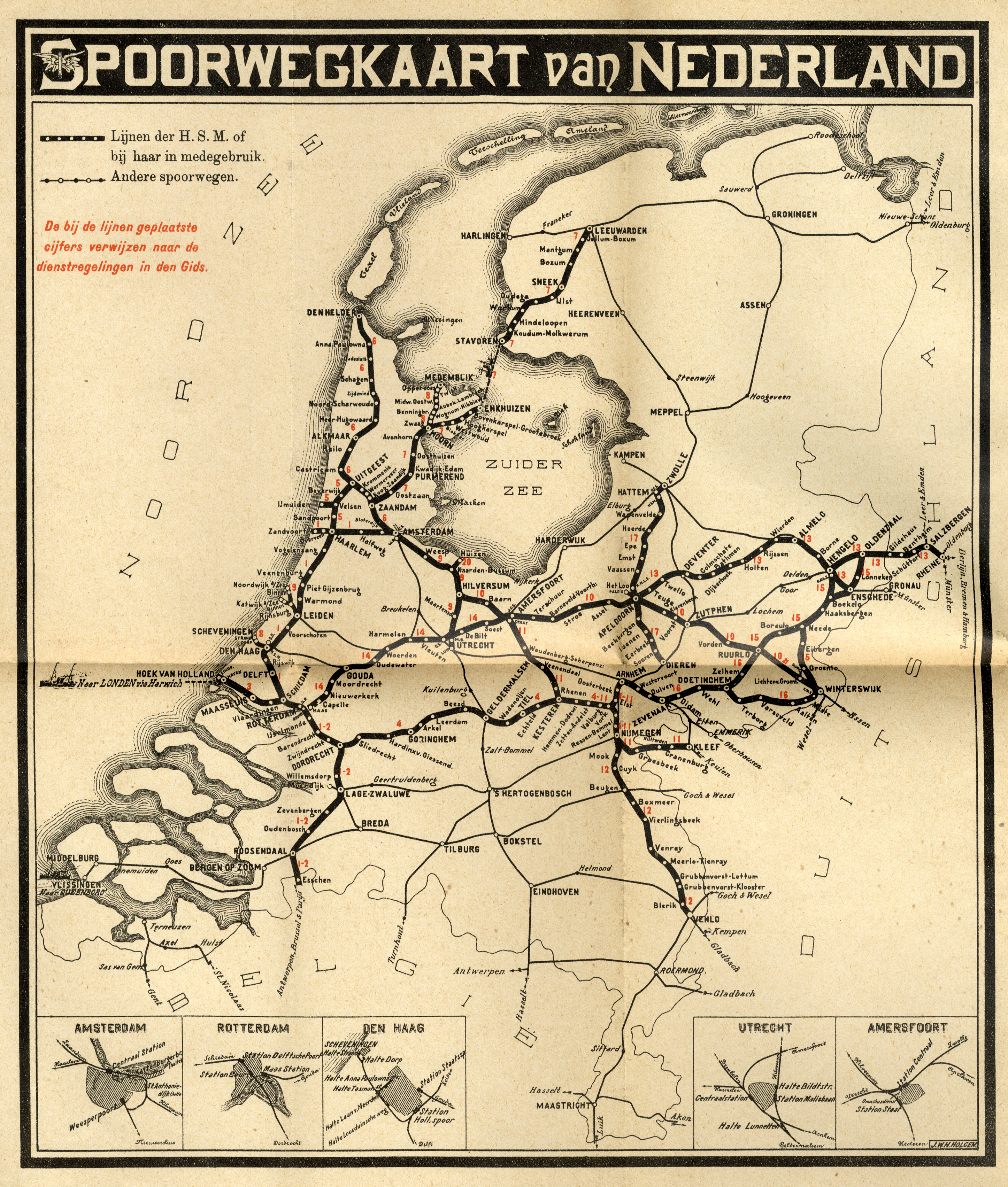 Verzending snap Scheiding File:HUA-830372-Kaart van de spoorwegen in Nederland met in nadruk op de  lijnen en stations van de Hollandsche IJzeren Spoorweg Maatschappij HSM met  inzetjes van de s.jpg - Wikimedia Commons