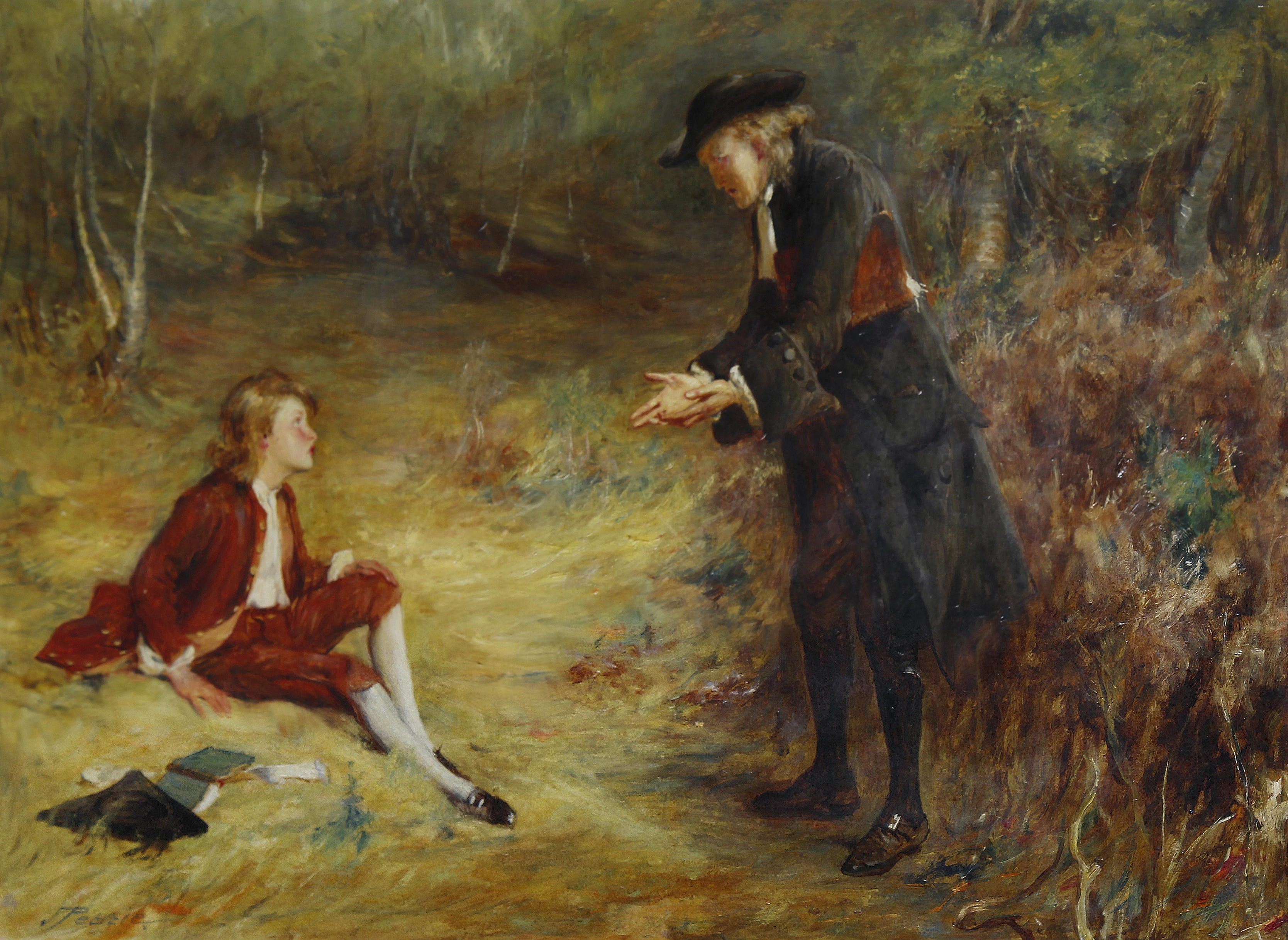 ''A Roadside Sermon'' by [[John Pettie