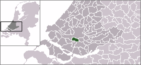 Letak Albrandswaard di Belanda.