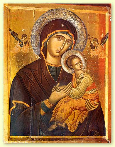 Our Mother of Perpetual Help, Icon of the Virgin Mary, 16th century. St. Catherine's Monastery in the Sinai.