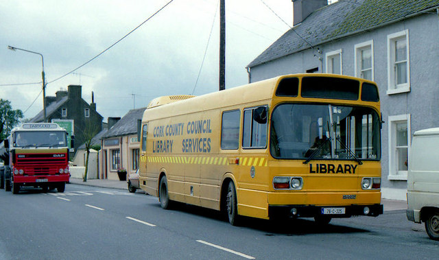 File:Mobile library, Killeagh - geograph.org.uk - 1756582.jpg