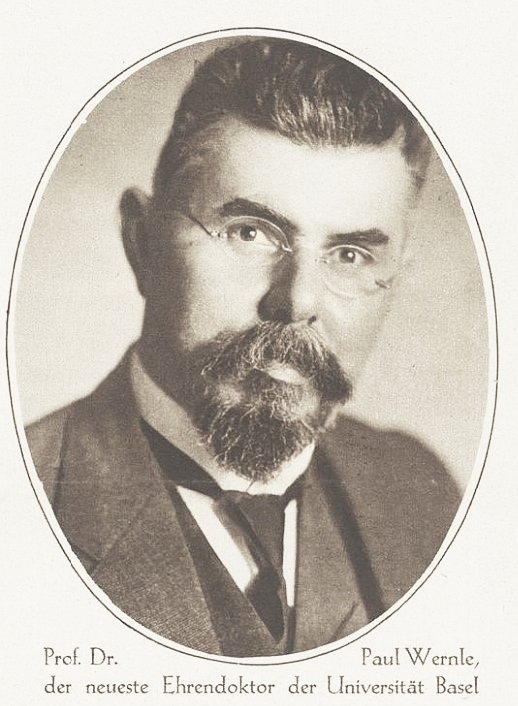 Paul Wernle (1872-1939) Protestant theologian