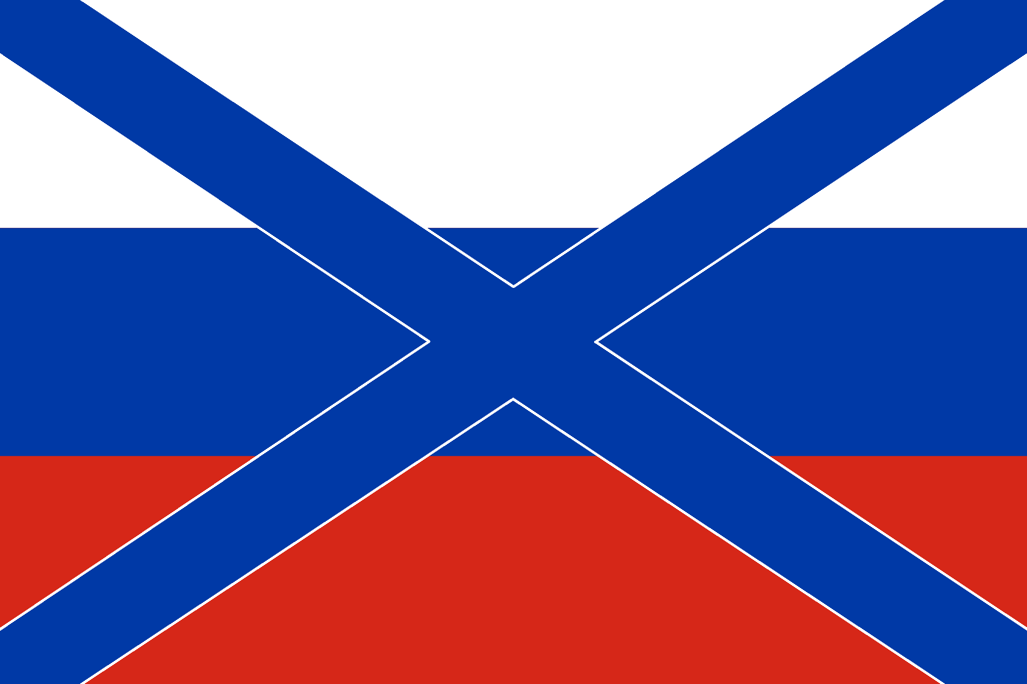 Флаг Андреевский крест