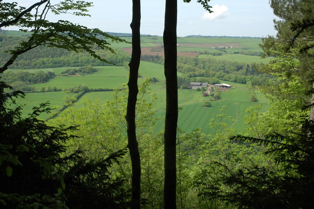 View west from near Devil's Pulpit - geograph.org.uk - 812727