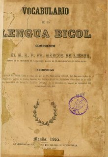 Vocabulario de la Lengua Bicol