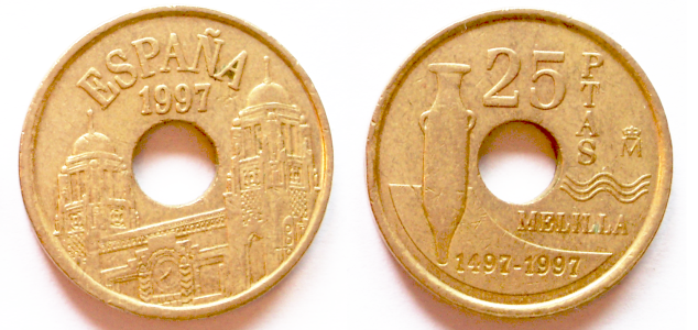 File:25 pesetas 1997 melilla.png