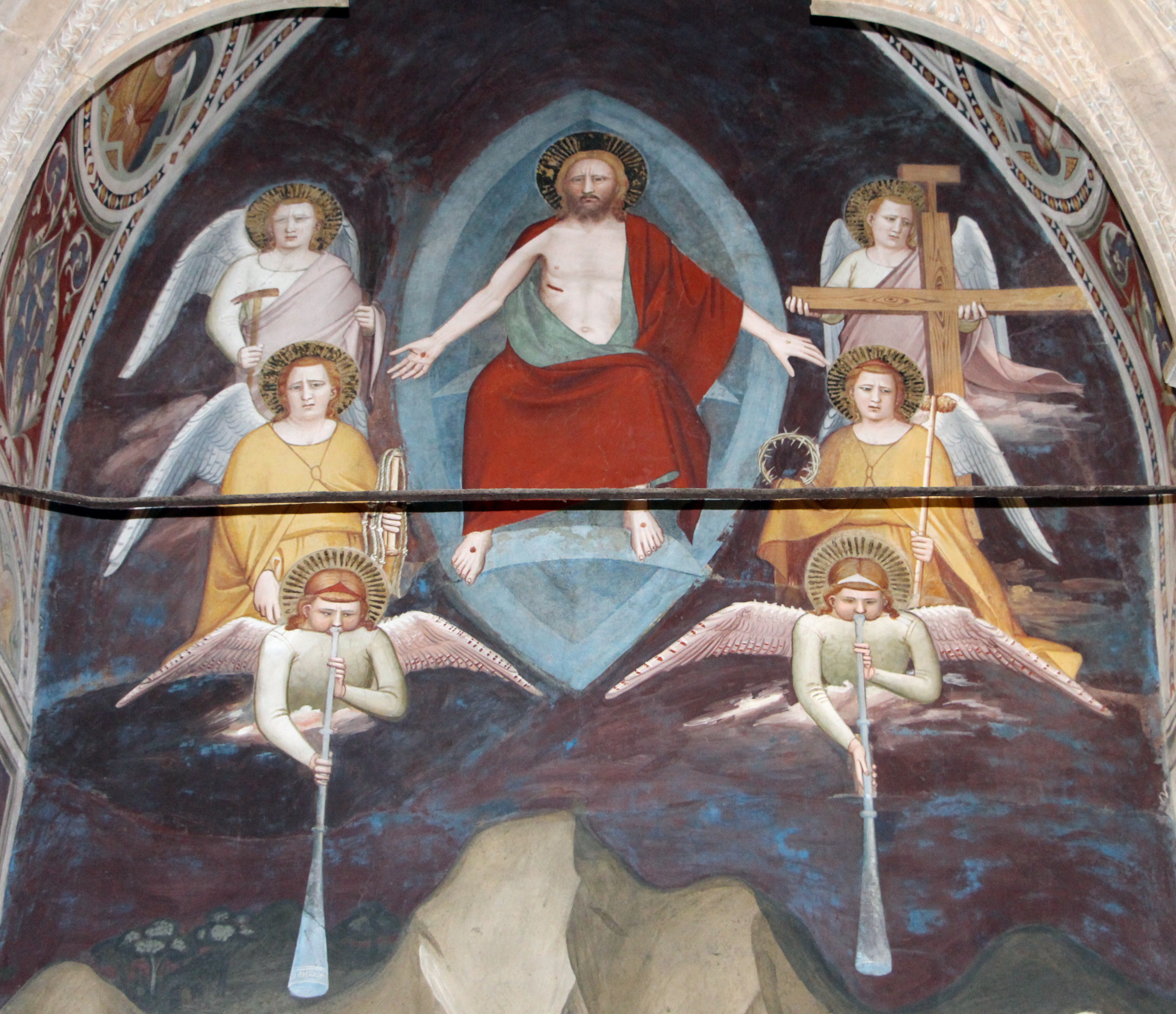 Maso di Banco, Giudizio finale, Cappella Bardi di Vernio, Basilica di Santa Croce, Firenze 