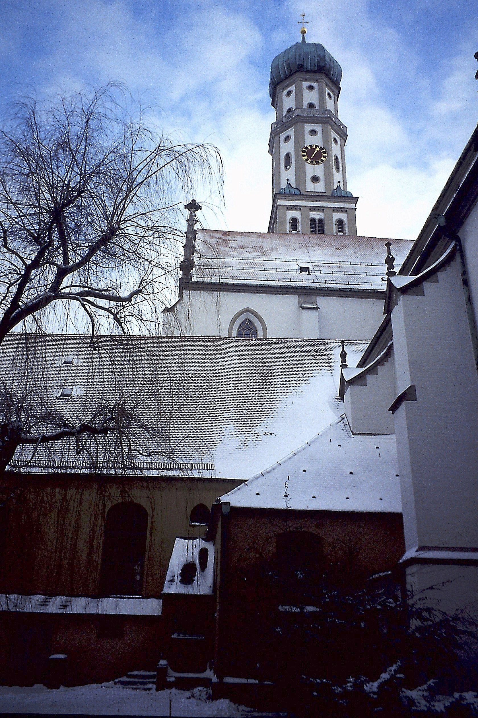 File Augsburg St Ulrich Afra Querhaus Turm W Pict0053 20011220 Jpg