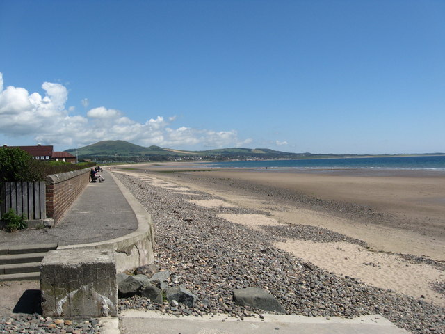 Beach at Leven during a low tide spell - geograph.org.uk - 2487333