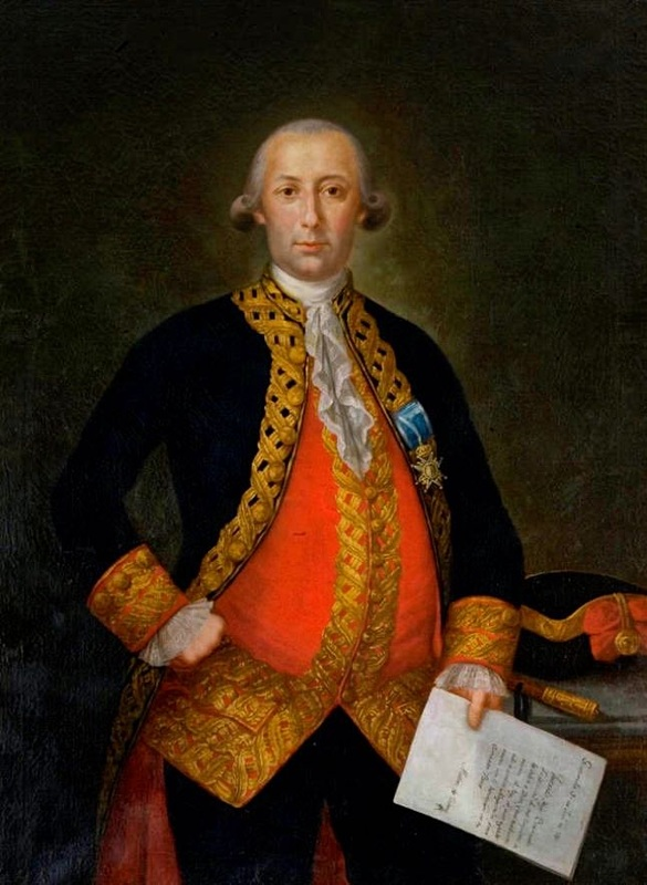 <em>This portrait of Gálvez is on display at the U.S. Capitol (Public Domain)</em>