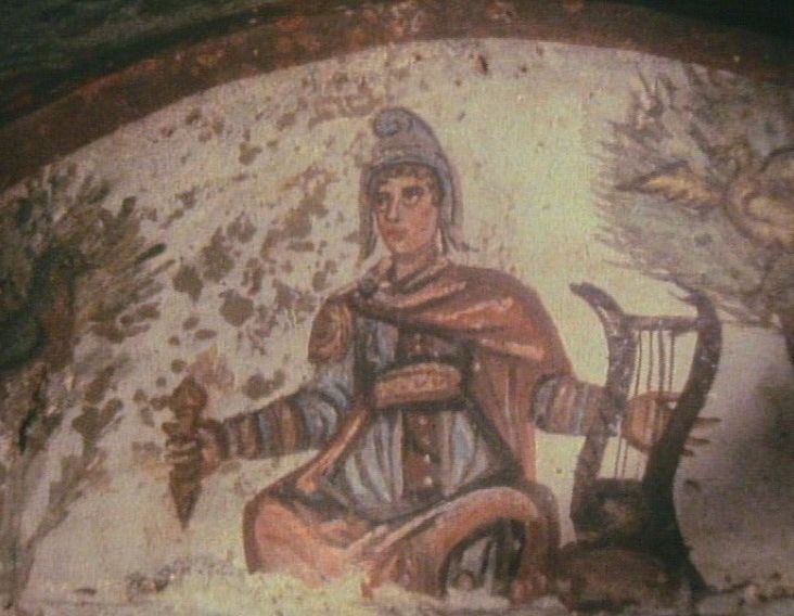 File:Christ-Orpheus from Rome catacombe.jpg