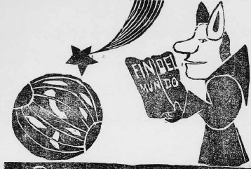 El cometa de Biela va ser objecte de diversos pànics sobre aproximacions a la Terra. Una il·lustració d'un diari de Xile de 1877 va subtitular «L'impacte inevitable de la Terra amb el cometa Biela»