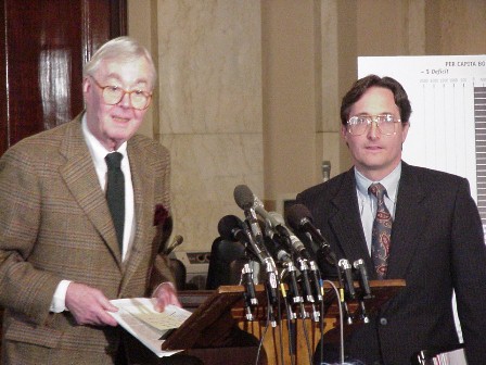 Leonard with [[Daniel Patrick Moynihan