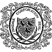 Печать корпорации Дандолк в 1837 году 