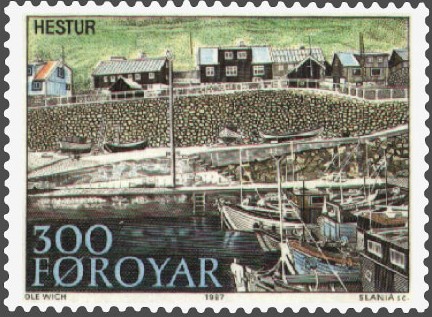 File:Faroe stamp 149 harbour of hestur.jpg