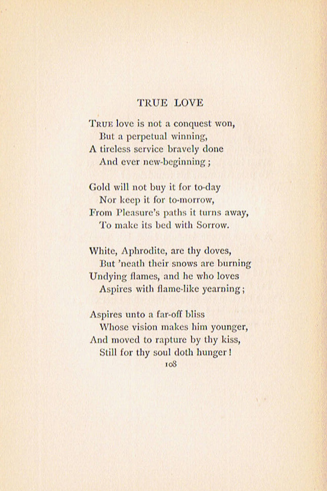 new true love poems