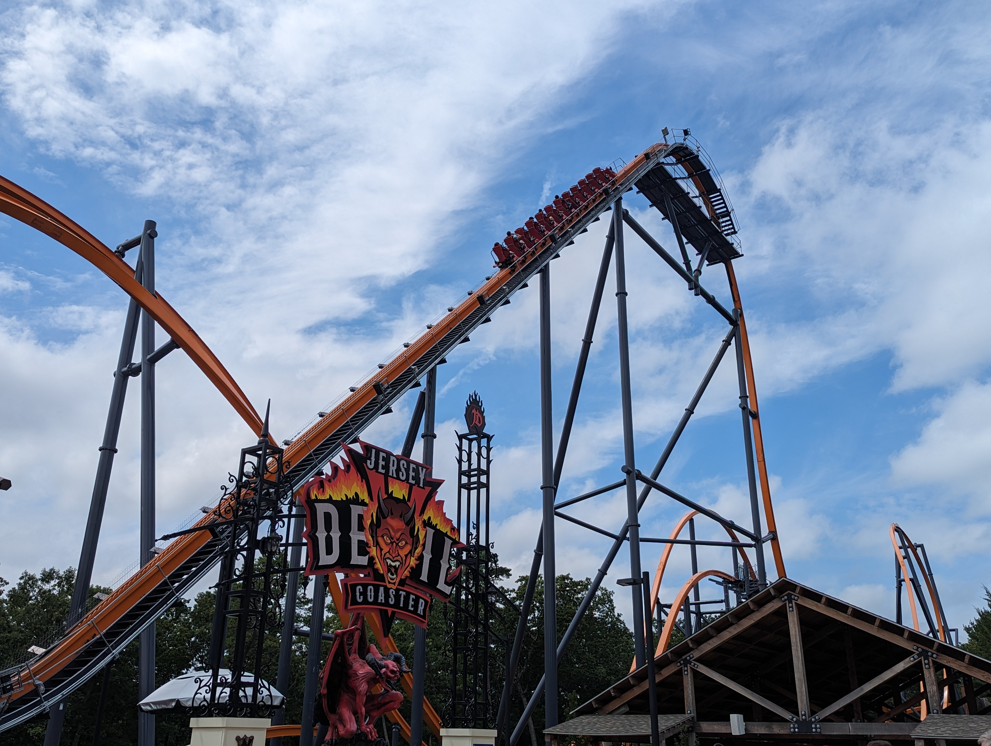 Take a Look at Six Flags Great Adventure's Jersey Devil Coaster