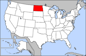 File:Map of USA highlighting North Dakota.png