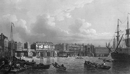 File:Old London Bridge, River Thames, 1745.jpg