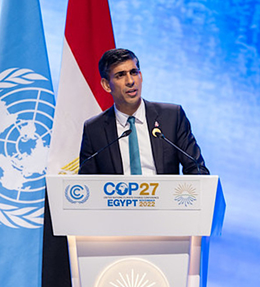 File:Prime Minister Sunak delivered remarks at the COP 27 Summit.jpg
