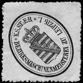 File:Siegelmarke K.S. St.-E.-B. Bezirksmaschinenmeisterei zu Leipzig I. W0308930.jpg