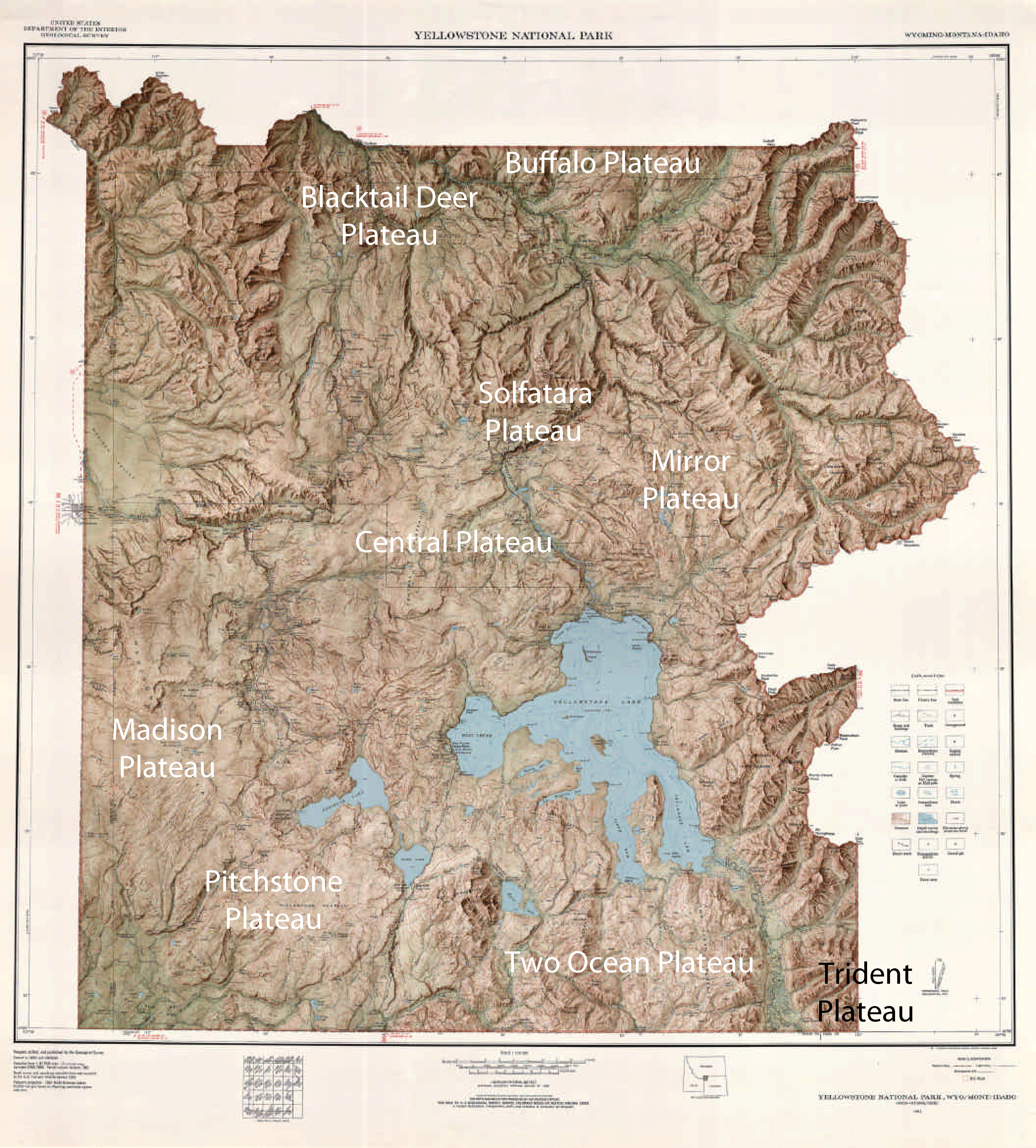 Plateaus Of Yellowstone National Park Wikipedia