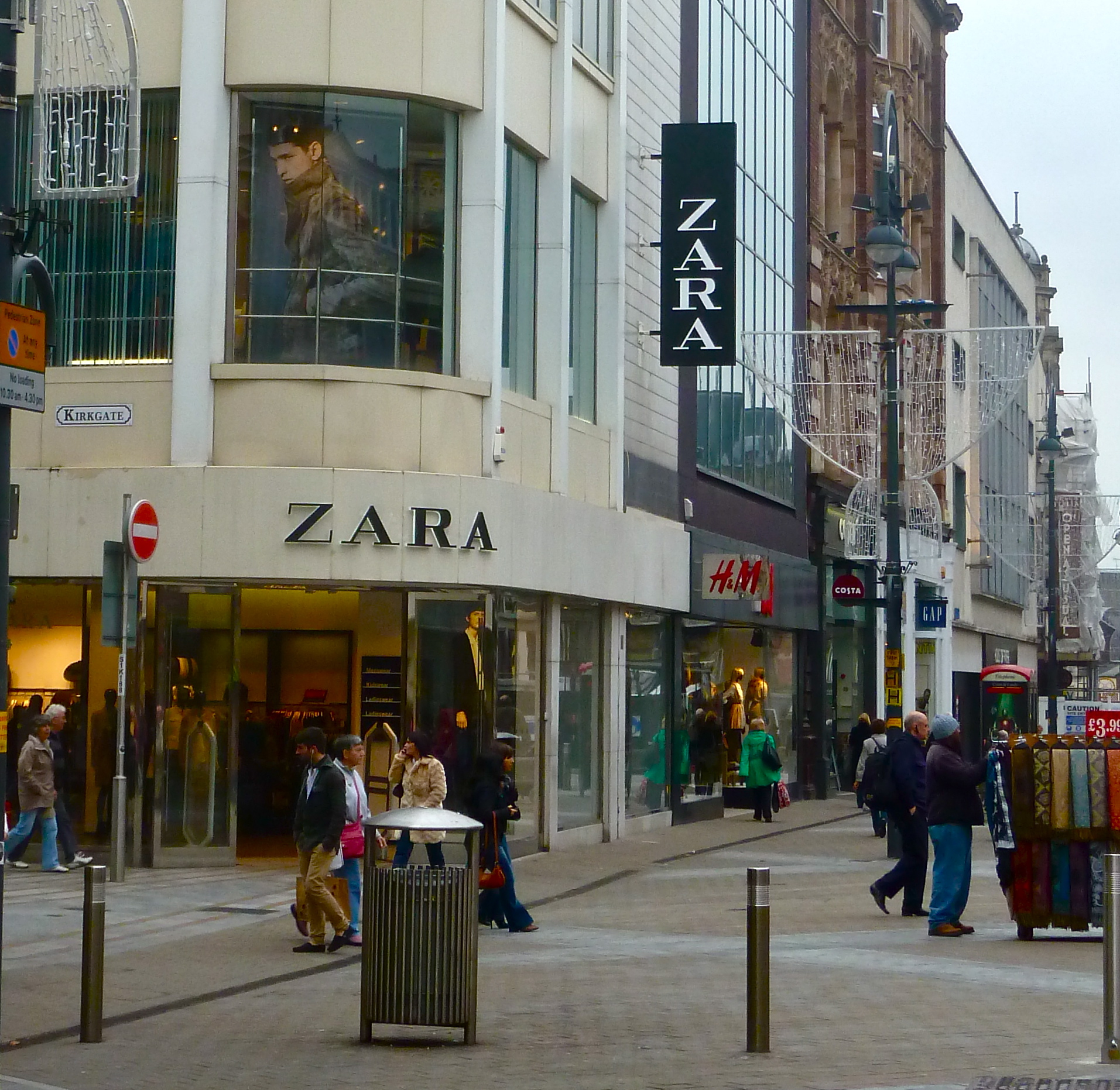 zara manchester phone number