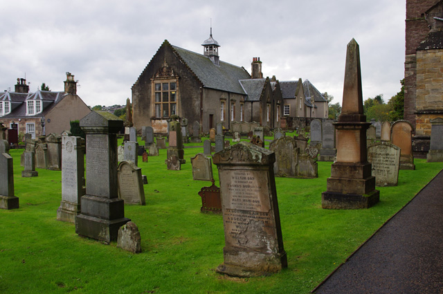 File:Dunblane Cathedral graveyard - geograph.org.uk - 3706353.jpg