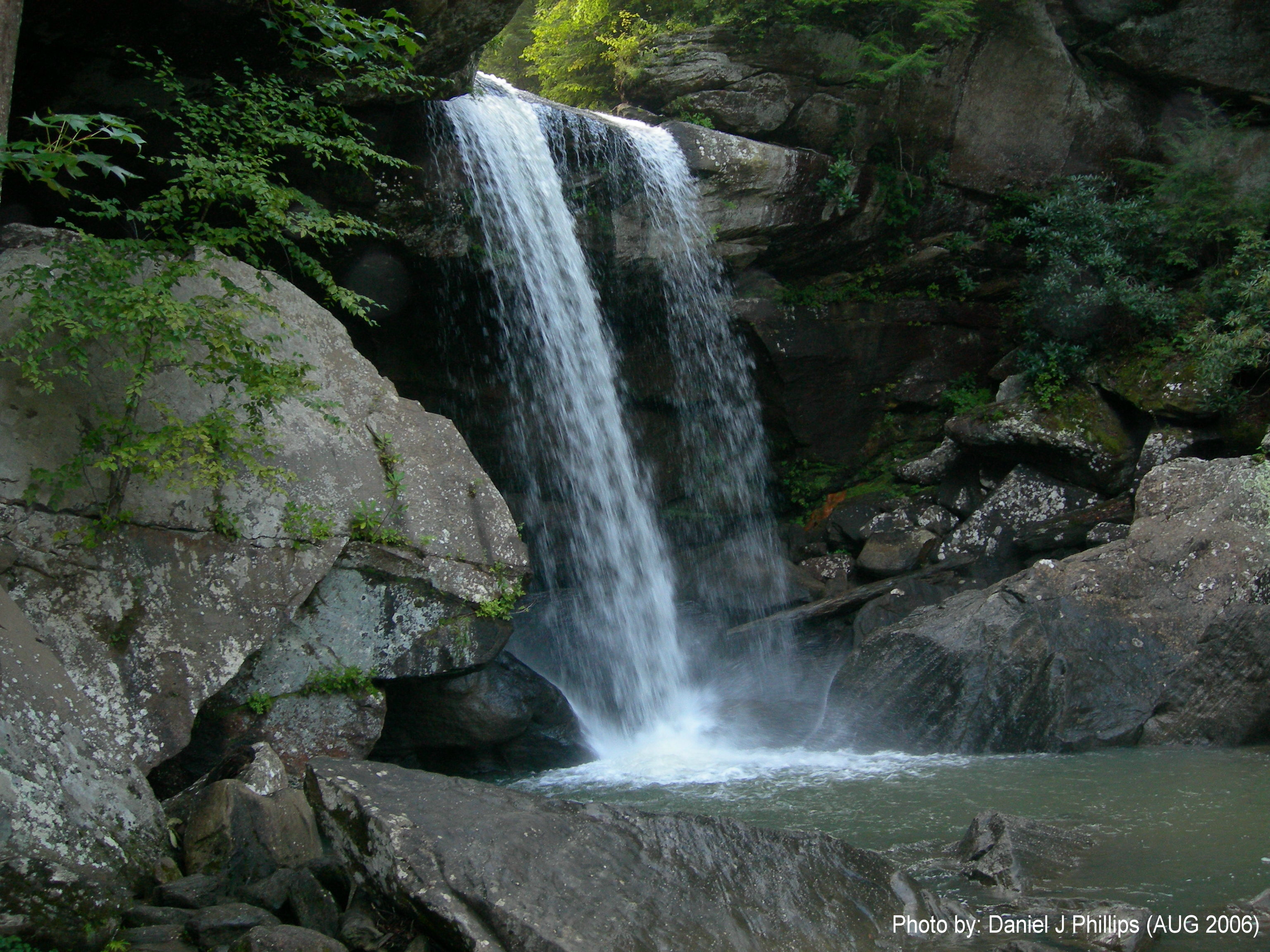 Eagle Falls is located in Cumberland Falls State Resort Park in McCreary Co...