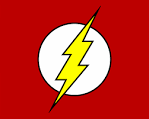 Het Flash-symbool.