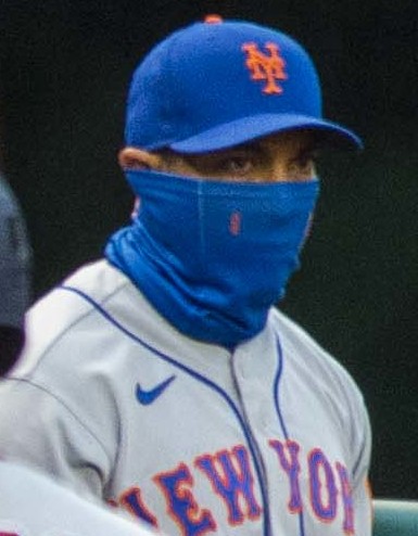 Rojas with the Mets in 2020