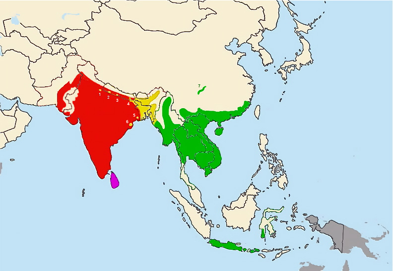 Natural Range of Python molurus6